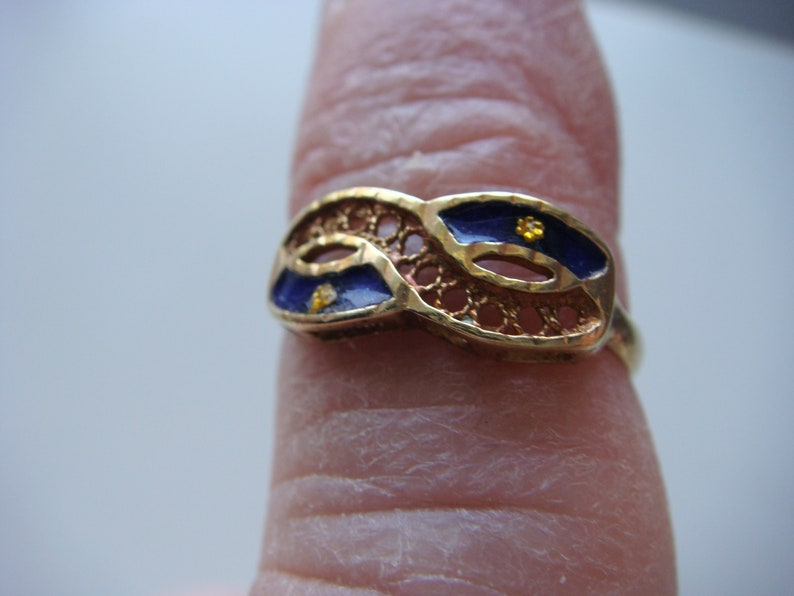 14k Gold Infinity Ring