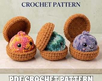 The Viral No Sew Dumpling Crochet Pattern, Amigurumi Food Plushie Tutorial, Easy Beginner Kawaii Crochet Pattern, Crochet Steamer Basket PDF