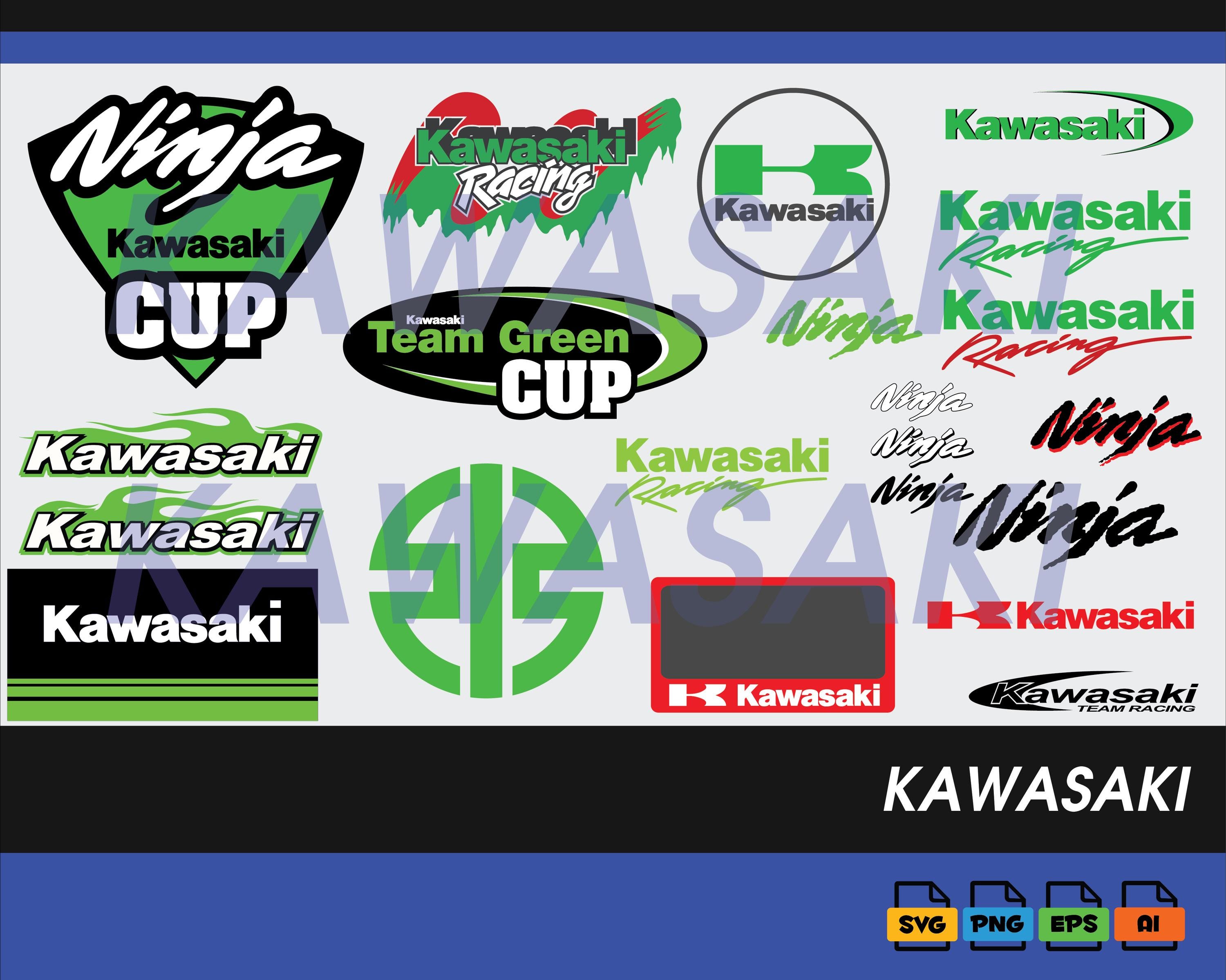 Kawasaki Zx6r Logo - Etsy Norway