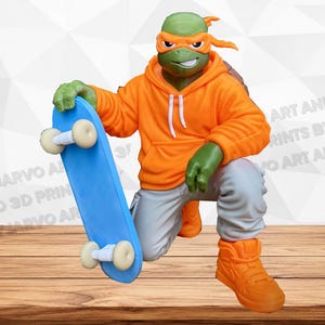 Urban Teenage Mutant Ninja Turtles TMNT Michaelangelo onofficiële 3D-print verzamelobjecten