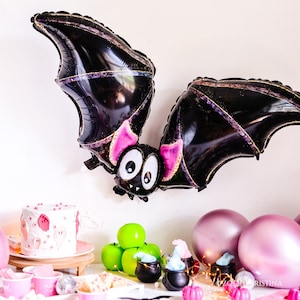 NEW RELEASE Bat Balloon Exclusive Bat Halloween Theme Birthday Balloon diy spooky bouquet balloon party funny scary decorations for her