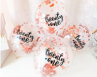 girl 21st birthday party decorations