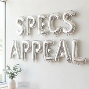 Specs Appeal Balloons: Optometry Graduation Party Decor