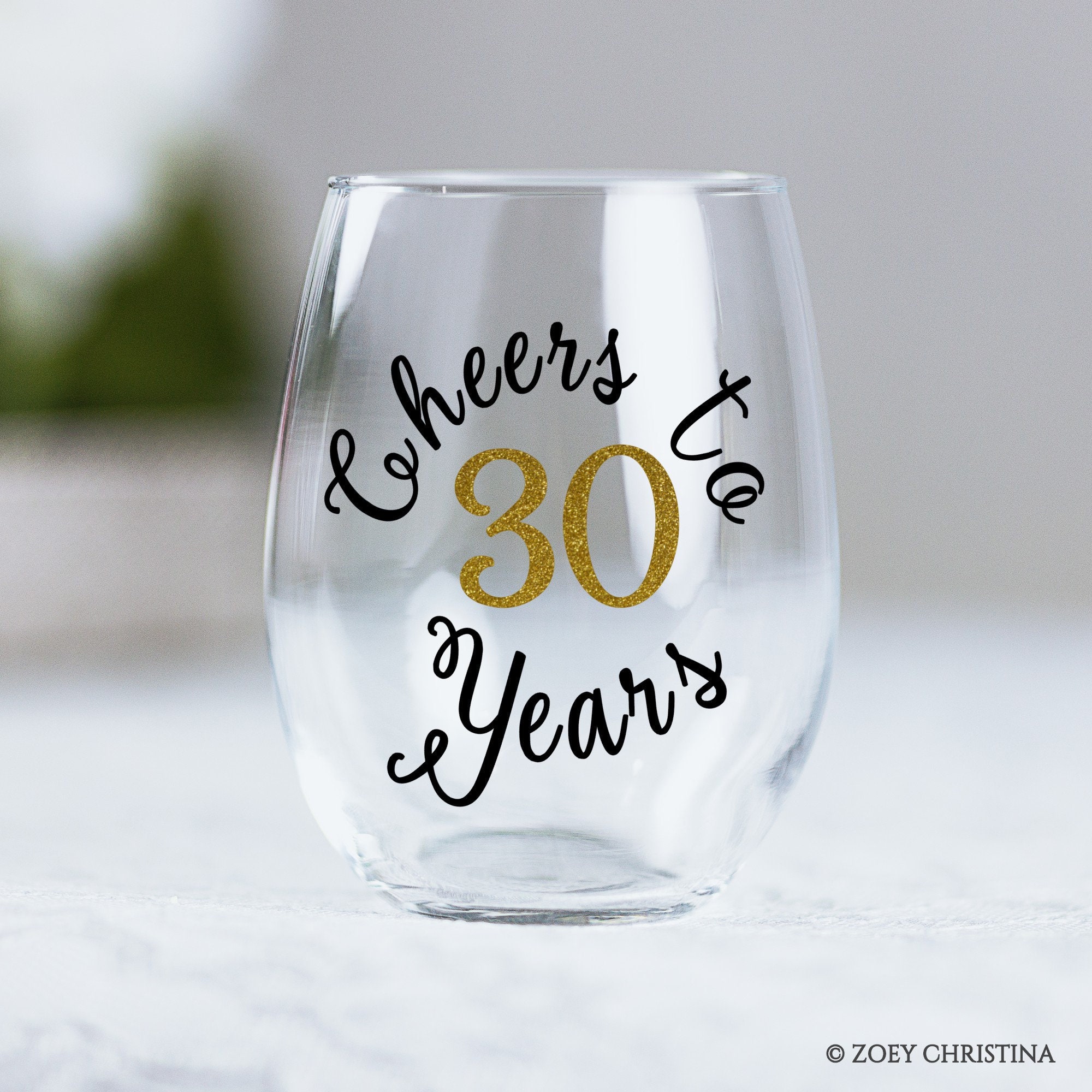 Cheers to 30 years 30th birthday gift for women gift for 30 Etsy