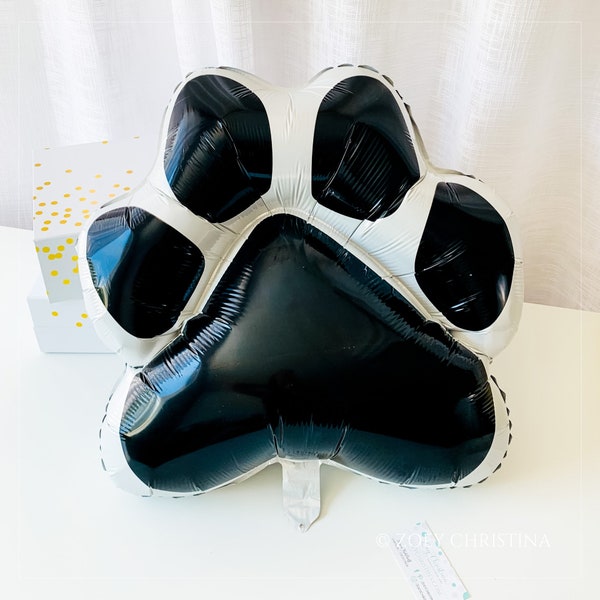 Paw Print balloon Dog Birthday Vet Student Graduation Party Decorations, Dog Balloon decor, Veterinary school Celebration for Women