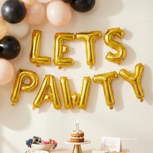 Lets Pawty Balloon Banner: Dog Birthday Party Decor image 17