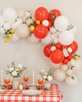 That’s Amore Tomato Balloon Garland: Italian Bridal Shower Balloon Arch