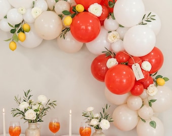 That’s Amore Tomato Balloon Garland: Italian Bridal Shower Balloon Arch