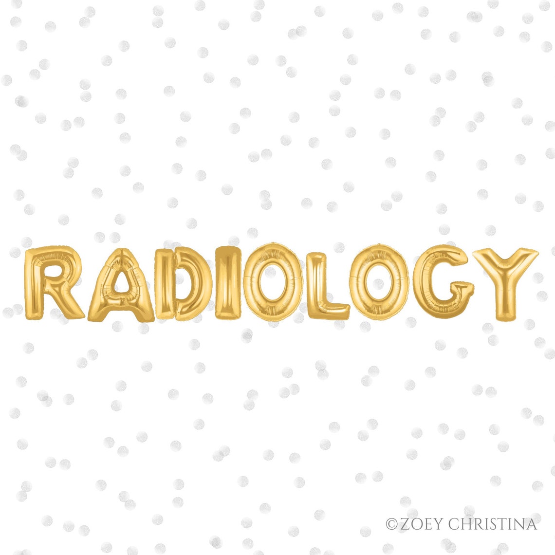 Radiology Student Graduation Party decoration Balloons Rad Etsy