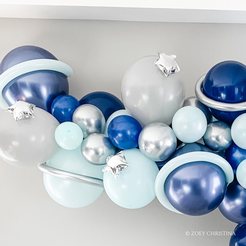 New Release Outer Space Galaxy Themed Baby Shower Decorations Etsy