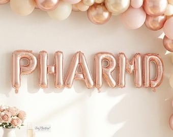 Pharm Tech Graduation Balloons: Pharmacy School Party Decor
