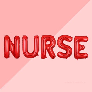 New Nurse Graduation Party Decorations 2024, Nurse Balloons Decor Party Celebration for Women, Nursing Student Grad Party Nursing School