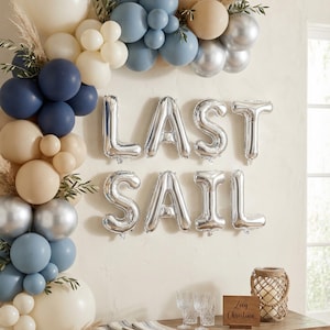 Last Sail Before The Veil Balloons: Bachelorette Nautical Decor afbeelding 1