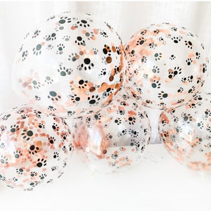 Cat and Dog Themed Party supplies, Paw Print balloon bouquet Vet Student Graduation Party Decorations, Dog Balloon decor, Veterinary school