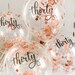 30th Birthday Gold or Rose gold Confetti party decorations for her, balloon diy bouquet, 30 Thirty balloon Cheers to 30 years Women birthday 