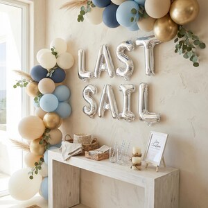 Last Sail Before The Veil Balloons: Bachelorette Nautical Decor afbeelding 4
