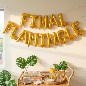 Final Flamingle Bachelorette Party Decorations: Flamingo Pool Party Kit