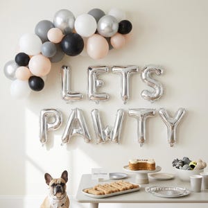 Lets Pawty Balloon Banner: Dog Birthday Party Decor image 11