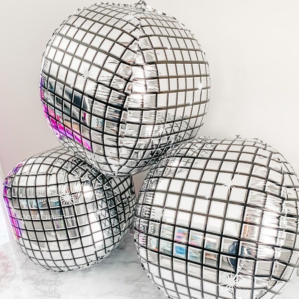 Disco Ball Balloon: 70s 80s Party Decor