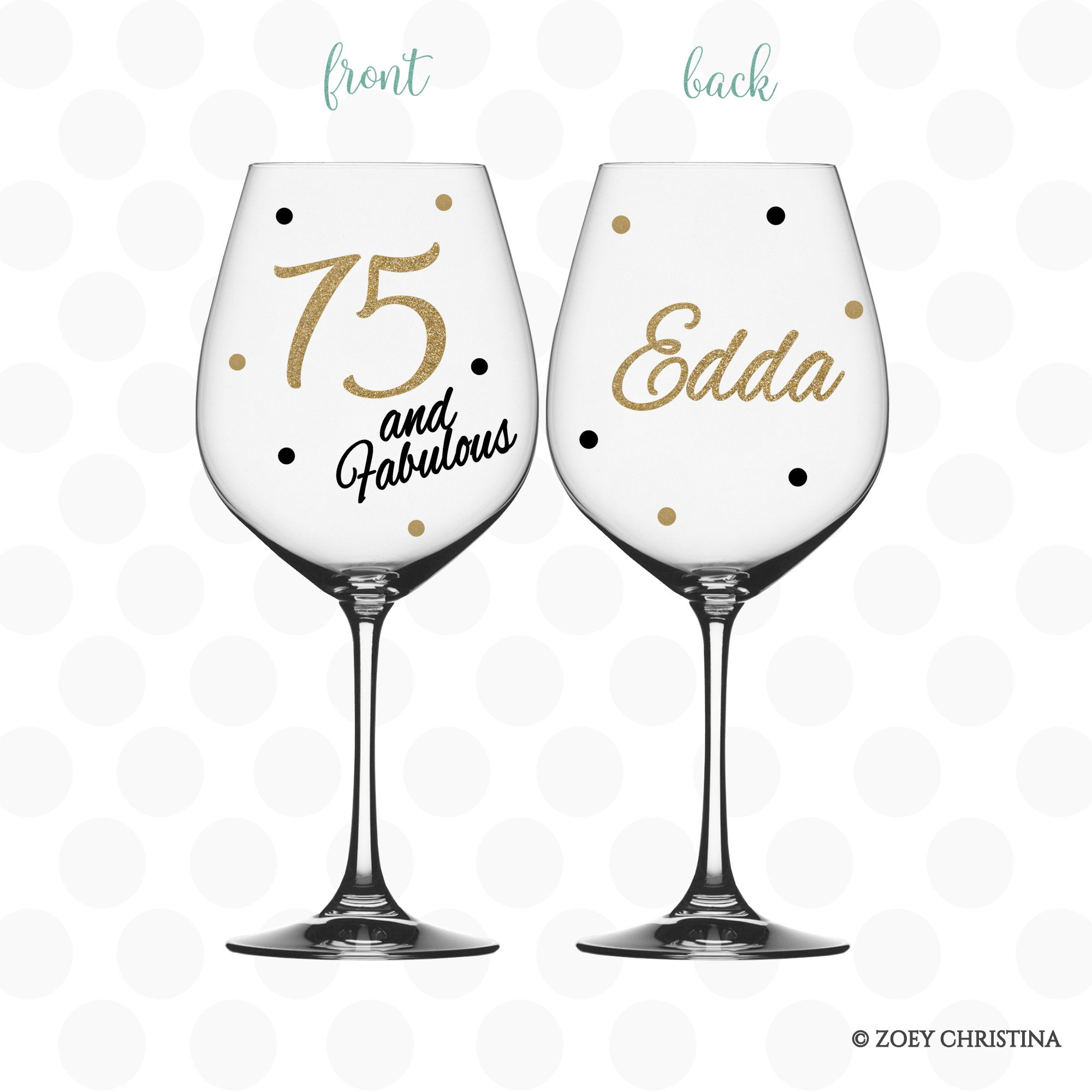Idee Cadeau De Fete De 75eme Anniversaire Pour Des Femmes 75 Etsy