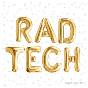 Radiology Student Graduation Party decoration Balloons, Rad tech grad party, radiology technologist, Office party appreciation thank you