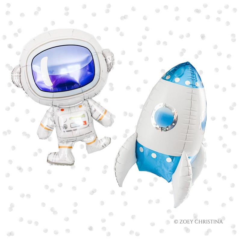 Spaceship Galaxy Birthday Party balloon decorations, Space ship balloon party decorations for her him, space themed twinkle bday night Both set of 2