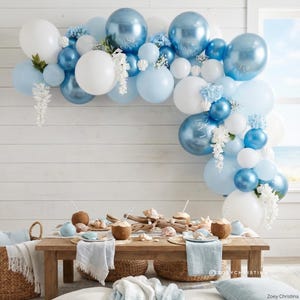 Coastal Bachelorette Balloon Garland Kit: Last Toast on the Coast Party Decor