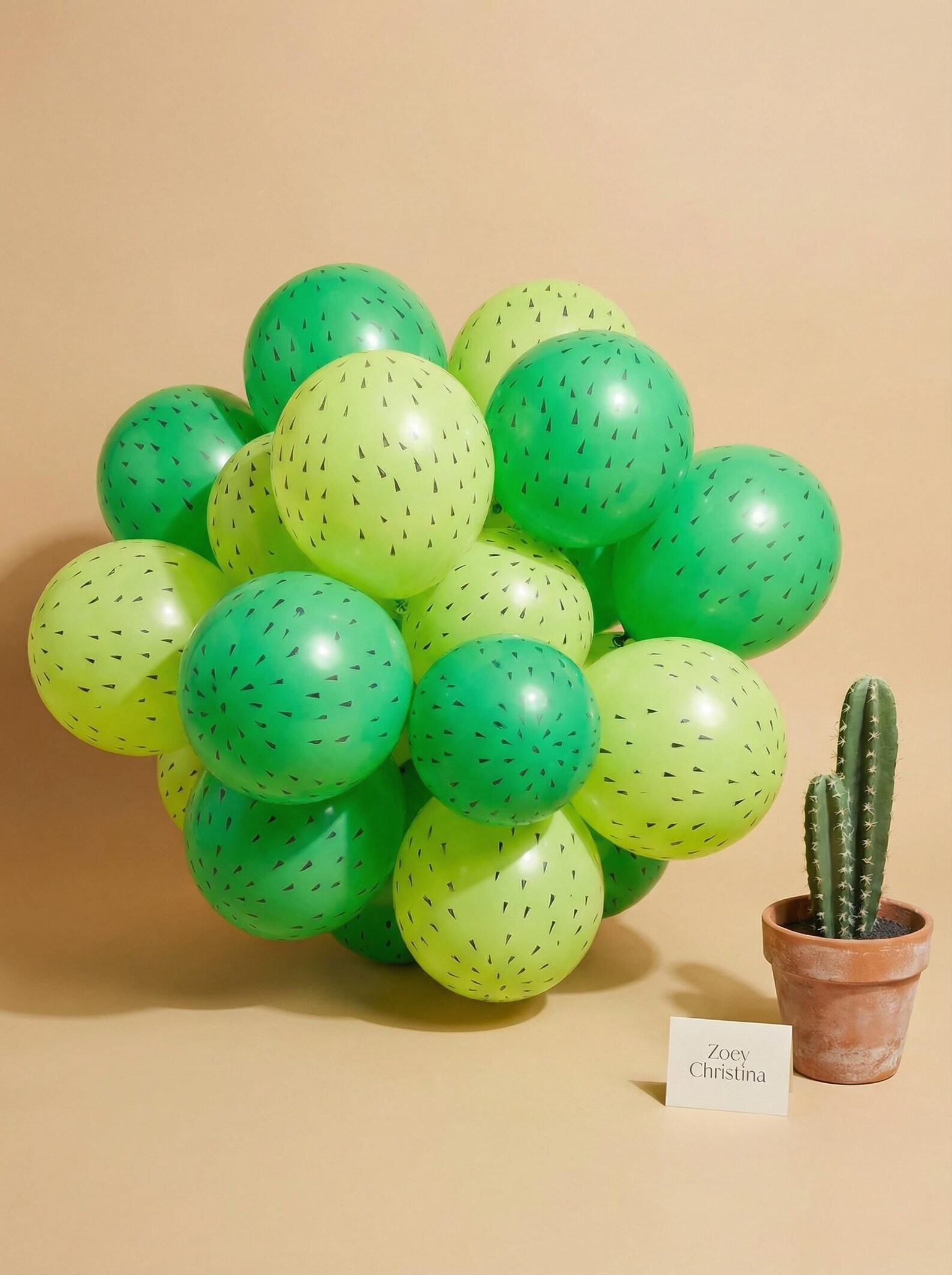Cactus Party Balloons •fiesta Cactus Party Decor • Southwestern ...