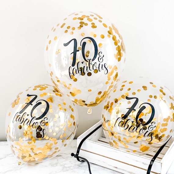 Anniversaire Ballon hélium rempli d'hélium - 20 ans - points de Confettis  cadeau 