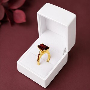 Ruby Dainty Emerald  Stacking Ring Gold Minimalist Ring Simple Ruby Ring Sterling Silver Ring Thin Ring  Delicate Ring  Gift for Her
