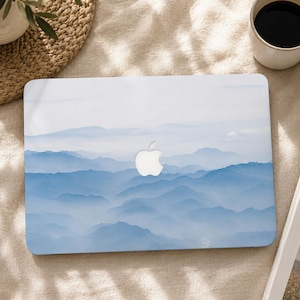 Mountain Layers Macbook Case Cover for Macbook Air 13 15 11 Inch 2026 2025 2024, Macbook Pro 13 14 15 16, M5 M4 M3 M2 Protective Hard Case