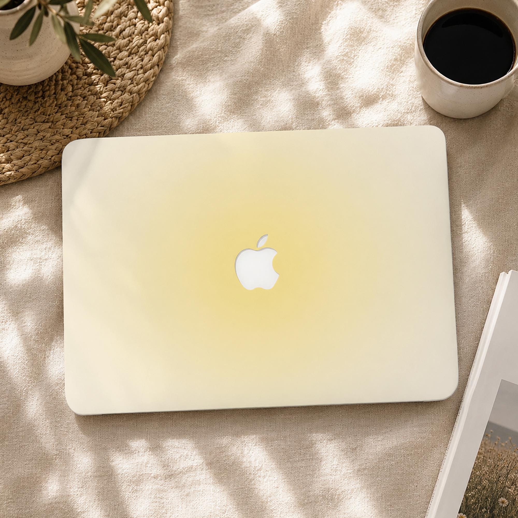 Yellow MacBook Decal - Etsy