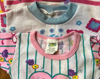 1989-1992 Vintage Cuties by Judy (3 pack) Baby Tops