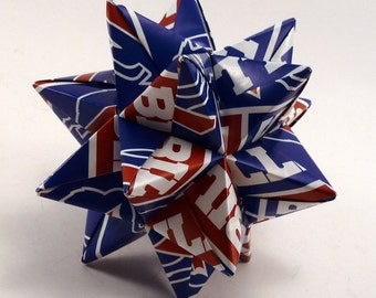 Medium Buffalo Bills Ornament, Bills Star, NFL Ornament, Christmas Ornament, Buffalo Bills Decoration