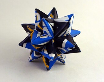 Small Handmade San Diego Chargers Decoration, San Diego Chargers Star, NFL Ornament, San Diego Chargers Ornament
