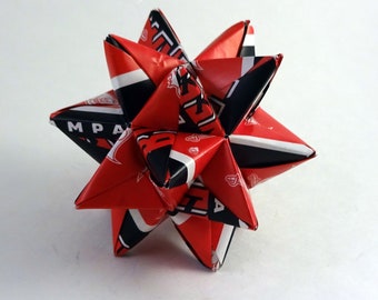 Small Handmade Tampa Bay Buccaneers Decoration, Tampa Bay Buccaneers Star, NFL Ornament, Tampa Bay Buccaneers Ornament