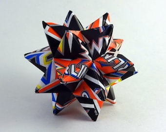 Small Handmade Miami Marlins Decoration, Miami Marlins Star, MLB Ornament, Miami Marlins Ornament
