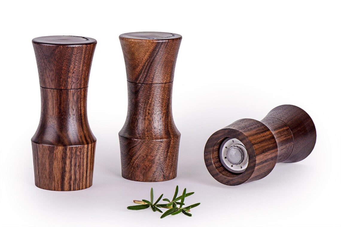 6 Tall Dark Wood Portland Peppermill Company Salt or Pepper Mill