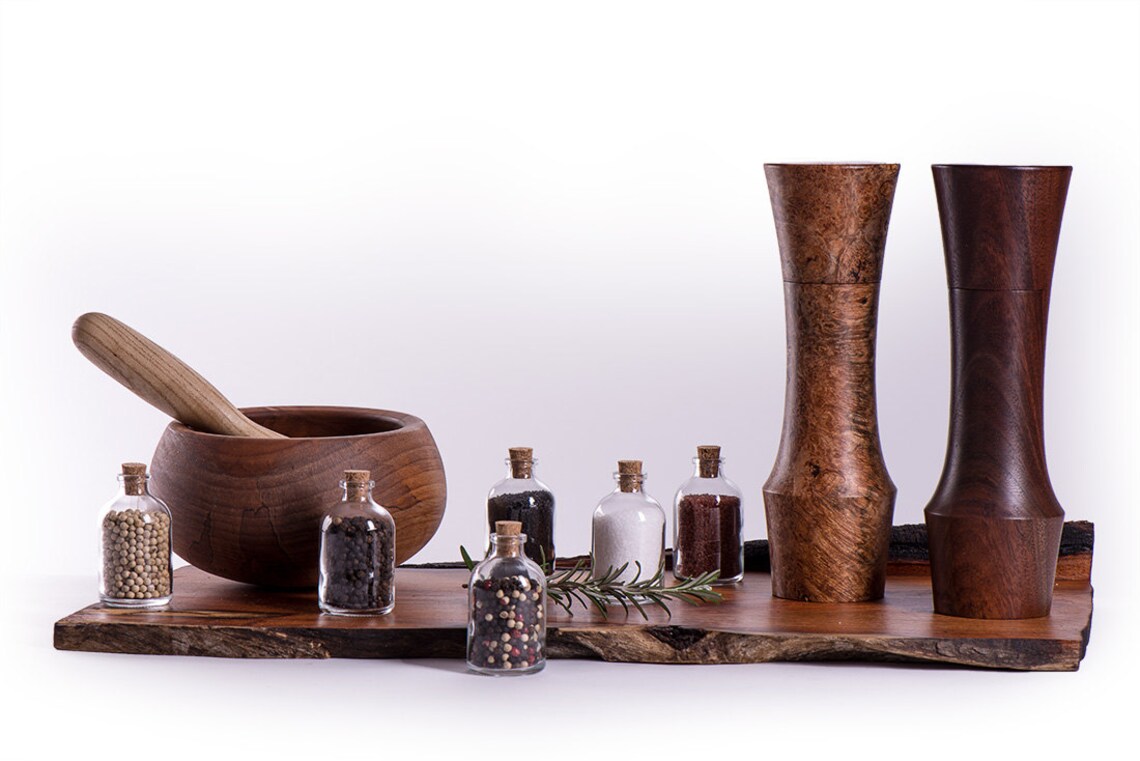 10 Tall Light Wood Portland Peppermill Company Salt or Pepper Mill