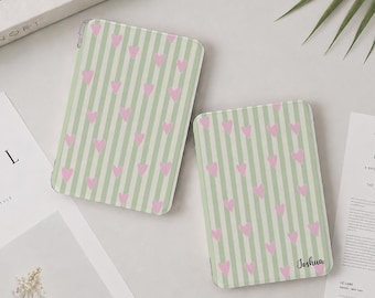 Heart and Stripes Kindle Protective Case for Kindle 11th 6" 2024/2022, Kindle Paperwhite 12th 7", Paperwhite 11th 6.8", Colorsoft 2024, Kobo