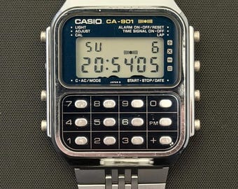 ヴィンテージ カシオ CA-90 / デジタル電卓 日本製腕時計 / 134. Japon