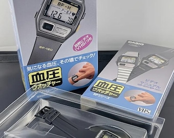 Casio BP-120 Blood Pressure Monitor Digital Vintage Men's Watch