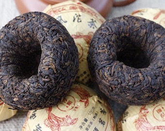 Tè Pu-erh Yunnan Tuocha Ripe 2019 cinese, Tè Pu-erh rosso 100g, Tè nero Pu-erh Shu Golden Bud, Regalo di tè per lui/lei