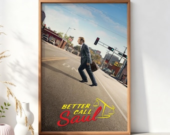 Better Call Saul-filmposters, canvas muurkunst, esthetische woondecoratie, vakantiecadeaus, ingelijste kunstafdrukken.