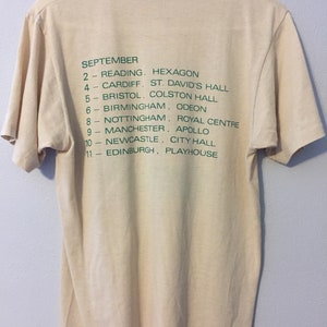 Vintage 1983 Van Morrison UK September Shows Tour T-Shirt | Etsy