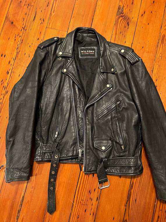 vintage wilson leather Harley-Davidson jacket - Gem