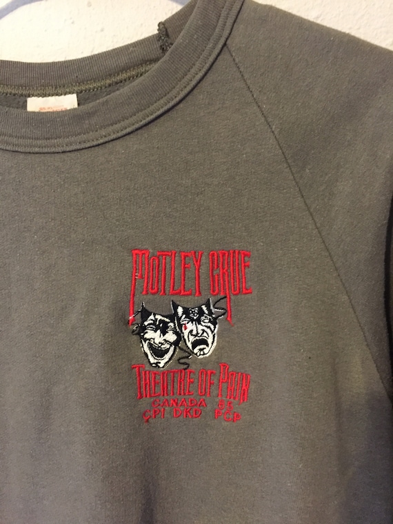 Vintage 1985 Motley Crue Theatre of Pain Tour Crewnec… - Gem