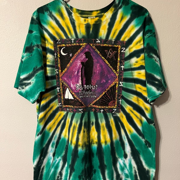 Vintage 2000s Dr. John N'Awlinz: Dis, Dat or D'udda Promo Tie-Dye T-Shirt