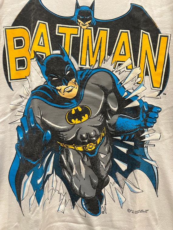 こ*う様 鬼フェード 80s Batman Vintage Tee バットマン Vintage 1980s Batman T-shirt DC Comics Tim Burton Bruce Wayne the