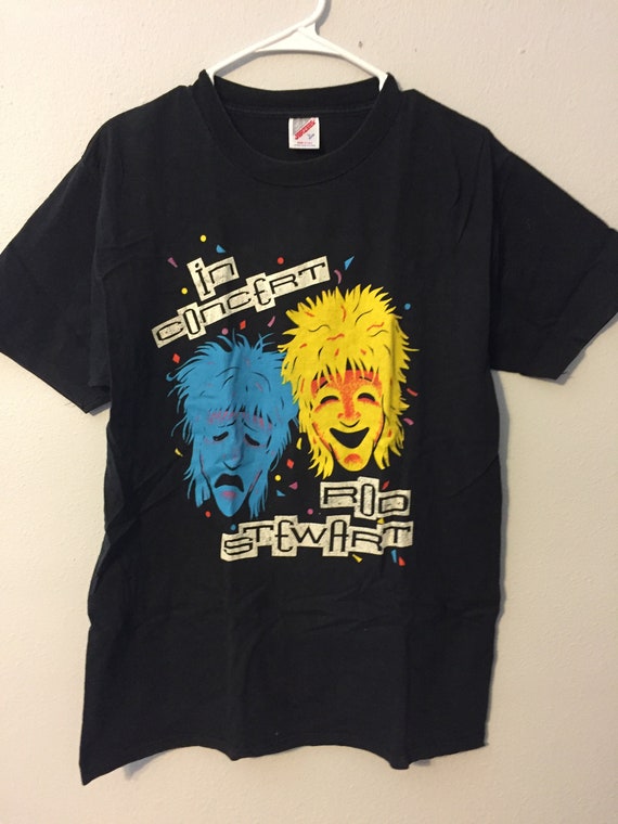 Vintage 1988 Rod Stewart Out of Order Tour T-Shirt